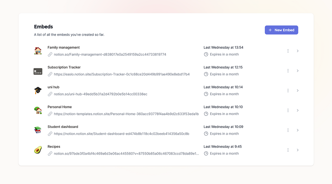 Embed Notion Pages