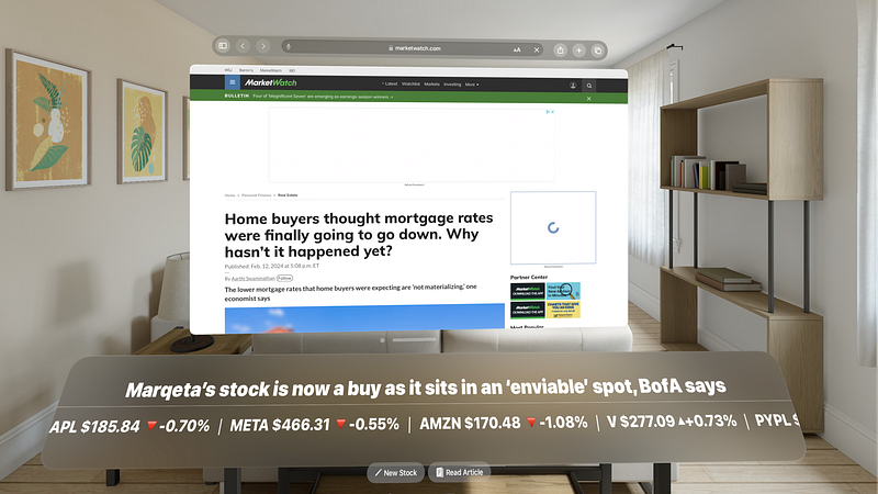 Stocks For Vision Pro | Vision Directory