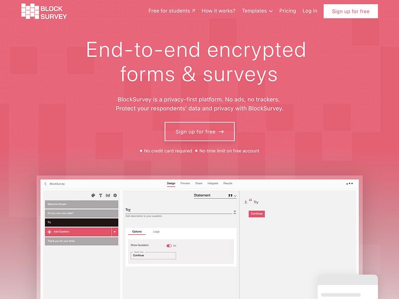 BlockSurvey