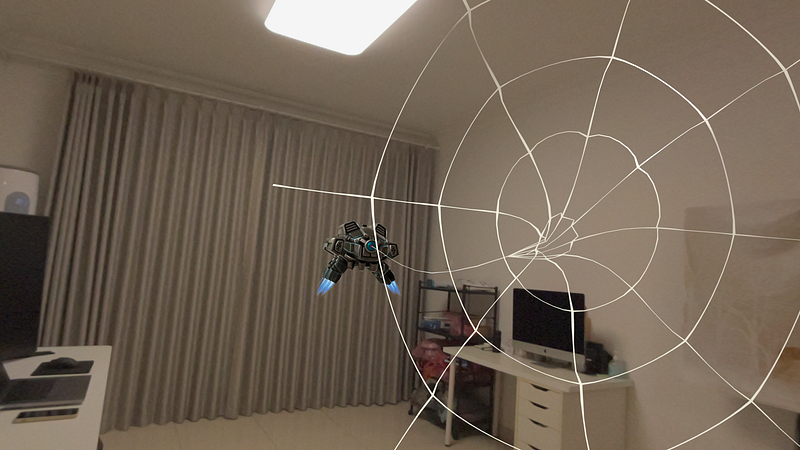 Screenshot of Spatial Web Shooter