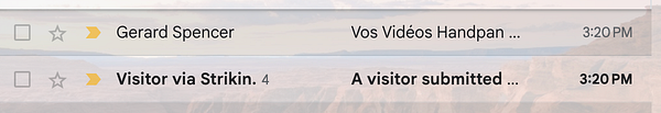 The image displays a task management interface showing two entries related to user submissions.