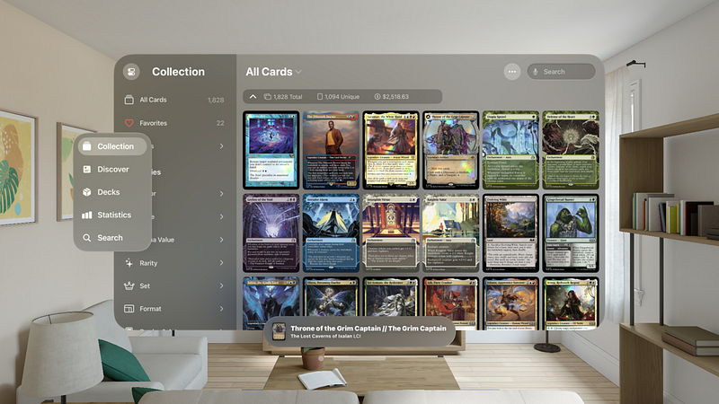 Screenshot of MTG Scanner - Lion’s Eye