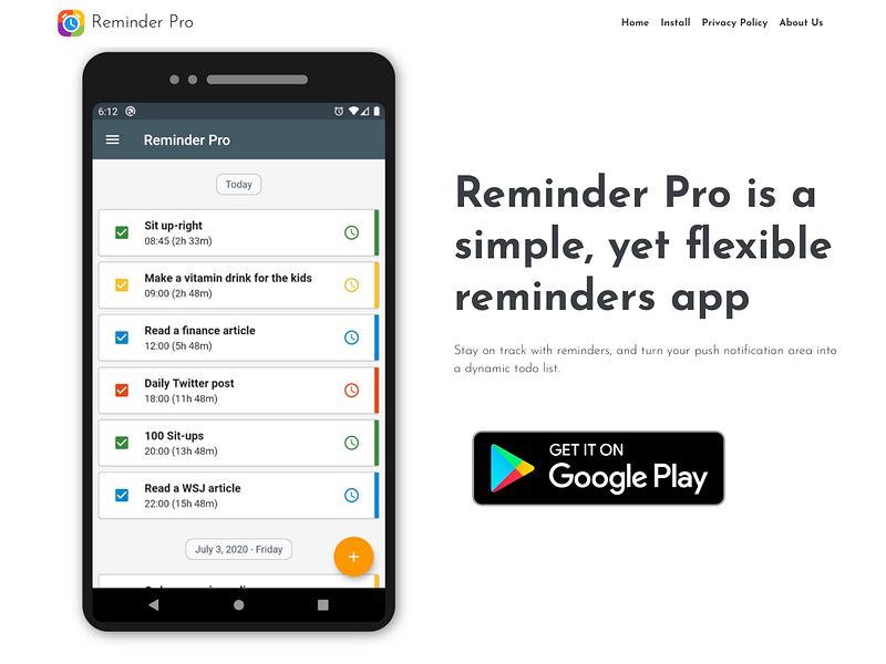 Reminder Pro