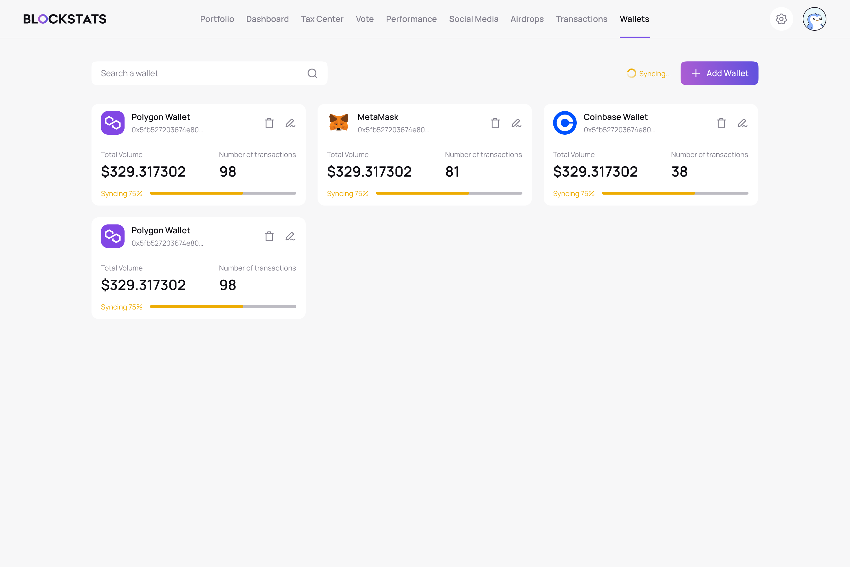 Blockstats – Automate crypto tax tracking and cost basis across CEXs and DeFi