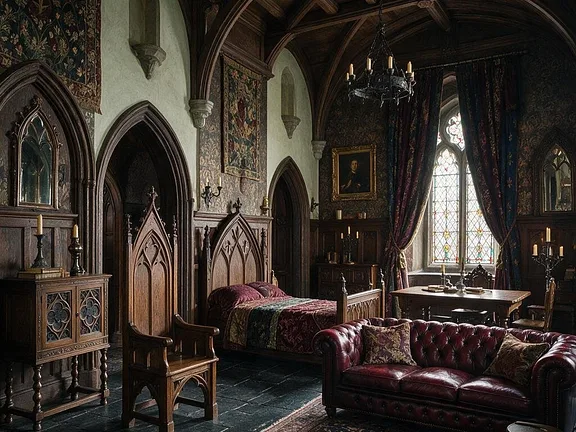 A room in the Gothic style