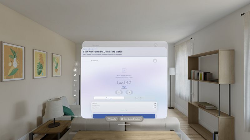 Screenshot of Myworkingmemory