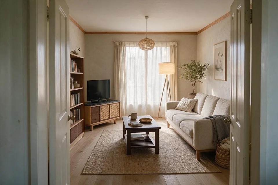 A room redesigned with Room AI