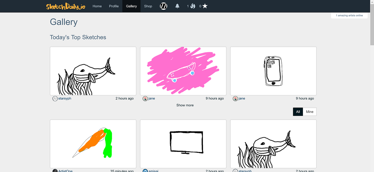 SketchDaily.io