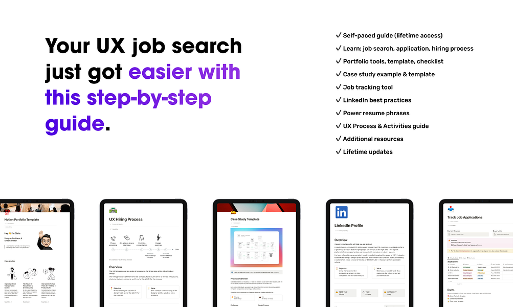 Ux Portfolio Playbook _ UX Portfolio Template [FREE] – MLJKZR
