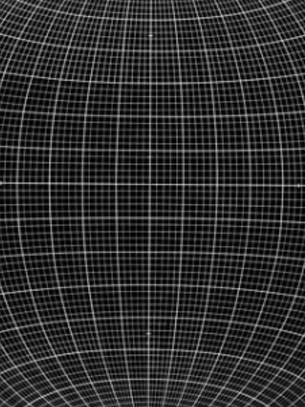 The image features a 3D grid pattern on a black background.