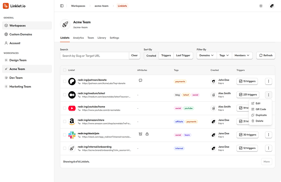 Linklet.io