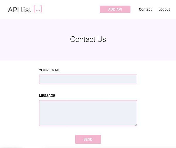 Api List / WIP
