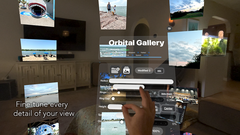 Screenshot of OrbitalGallery