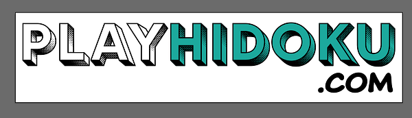 The image features a logo design for the app 'Playhidoku'.
