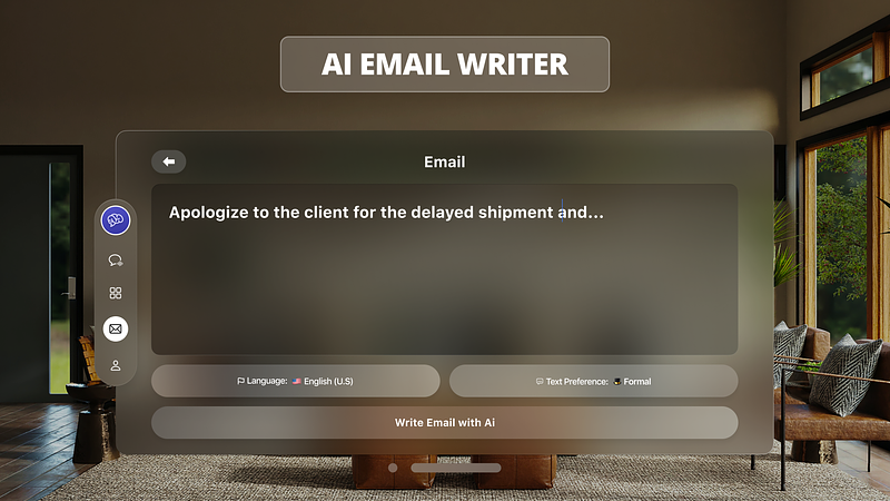 Screenshot of Chatbot AI: Writer & Assistant