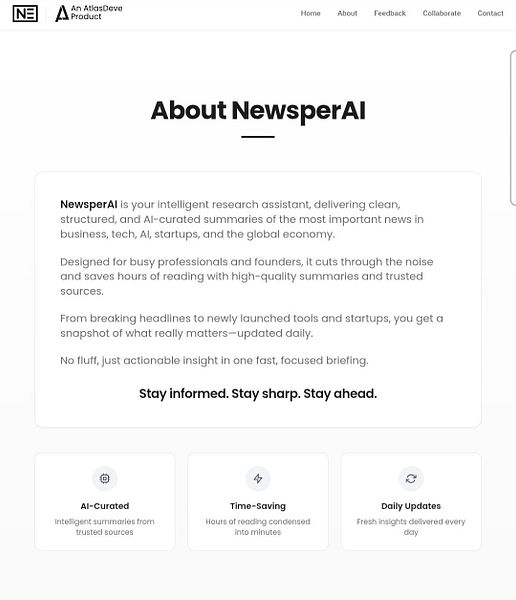 NewsperAI