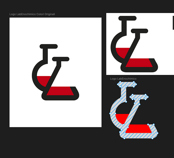 A Figma interface open showing an SVG editing project focused on subtraction of shapes and unions with highlighted vector shapes and editing tools.
