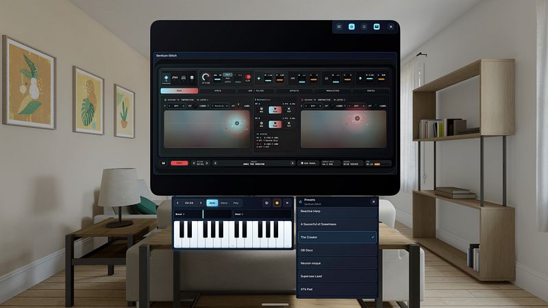 Screenshot of AU Studio
