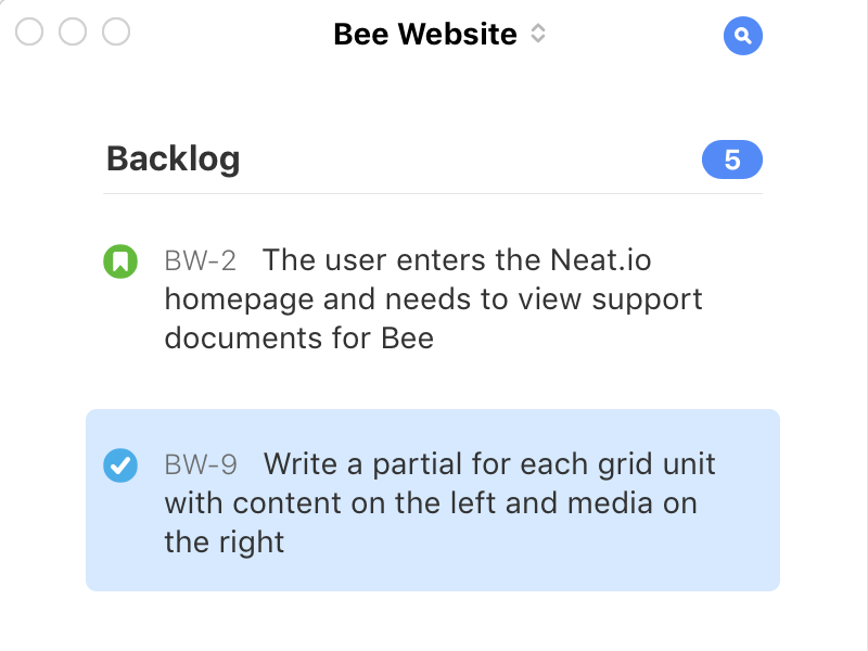 Bee for macOS