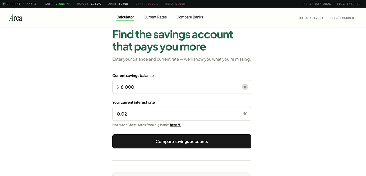 Arca Savings