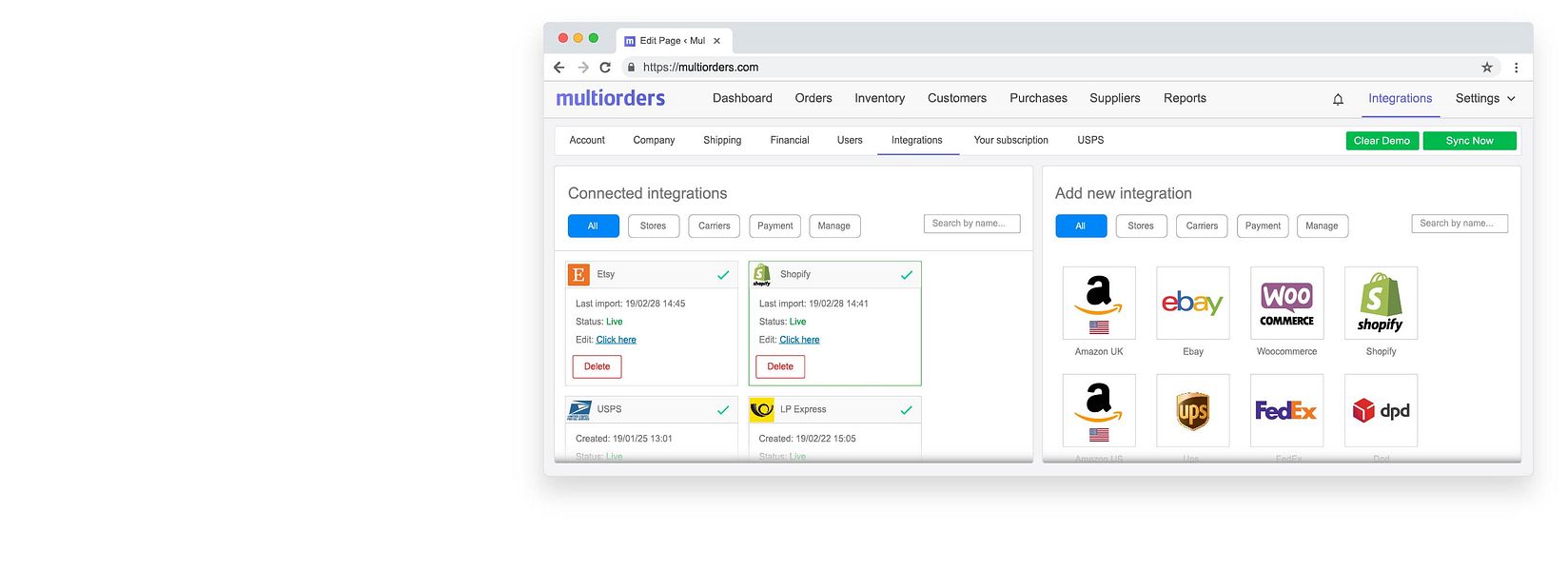 Multiorders