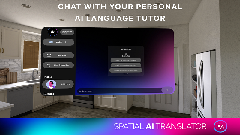 Screenshot of Spatial AI » Translator