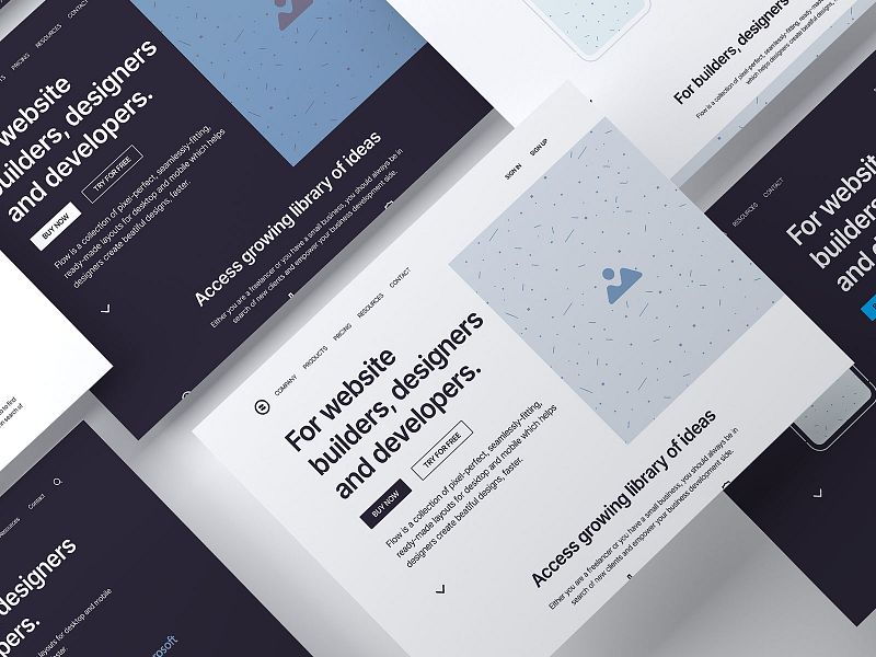 Flow Wireframe Kit