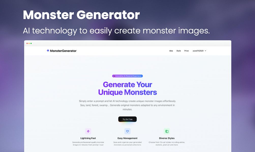 Monster Generator