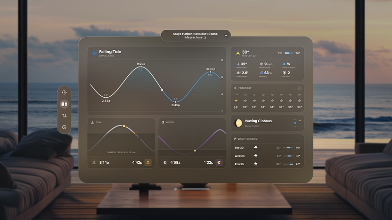 Screenshot of Tide Guide: Charts & Tables