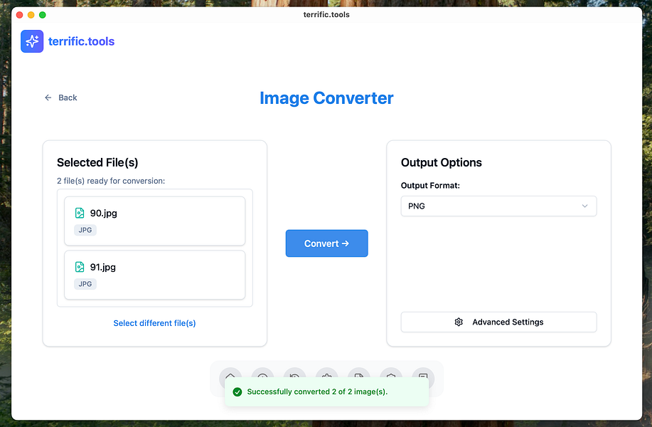 terrific.tools Desktop