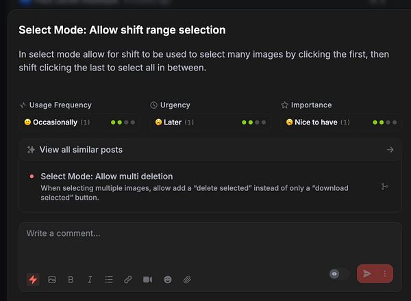 Screenshot of the InteriorAI web application showing options to generate interior designs with a modern style and cozy mood, featuring a 3D rendered room with furniture and lighting.