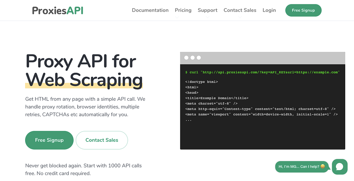 Proxies API