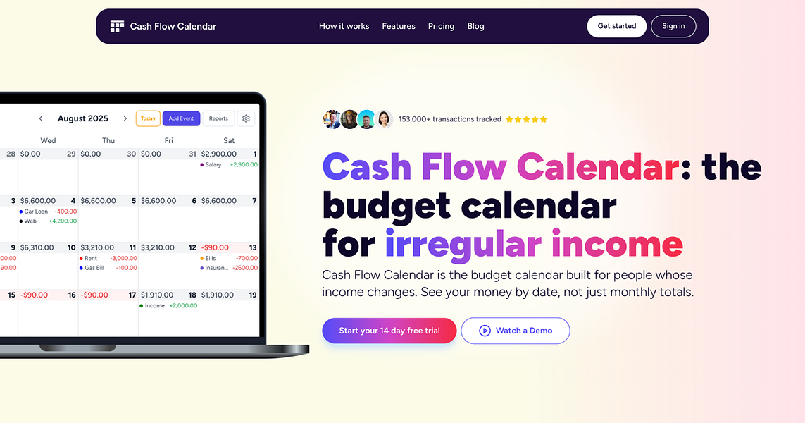 Cash Flow Calendar