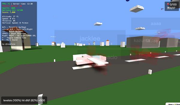 A 3D game interface displaying a runway scene with a small aircraft and various UI elements.