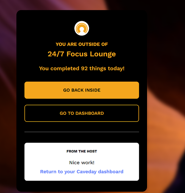 A user interface notification displays the completion of 92 tasks in a productivity app.