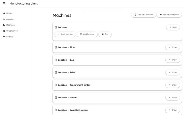 Machine Folder