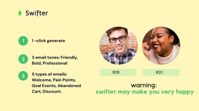 Swifter AI email generator