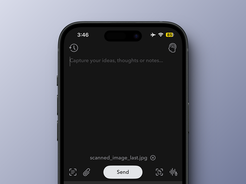 SupaSend - Note to self