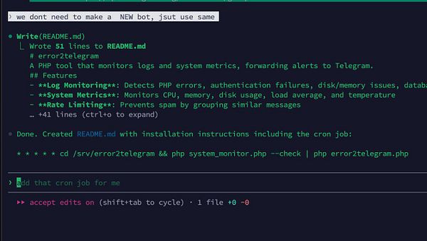 Screenshot of a terminal window showing system update and package installation commands for a VPS setup.