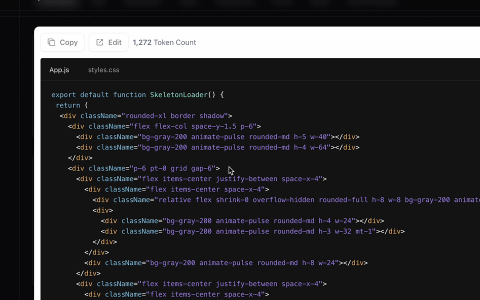 Skeleton Loader AI