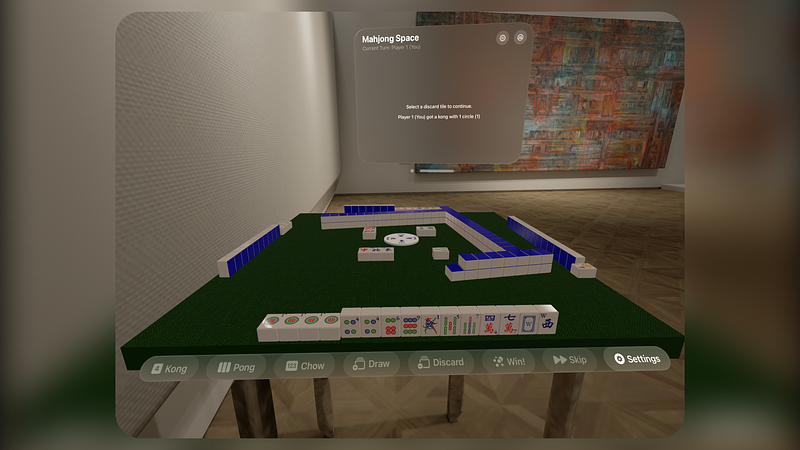 Screenshot of Mahjong Space