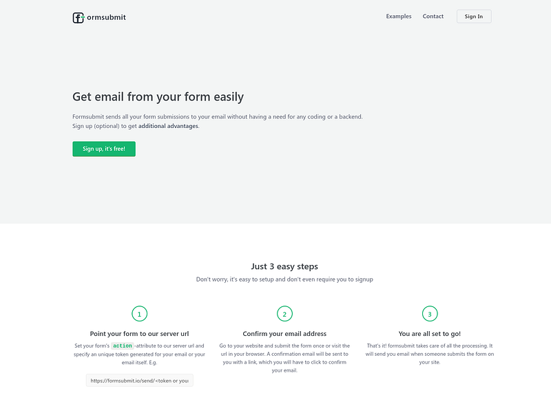 Formsubmit.io