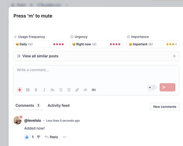 The image displays a task interface with a focus on muting sound using the 'M' key.