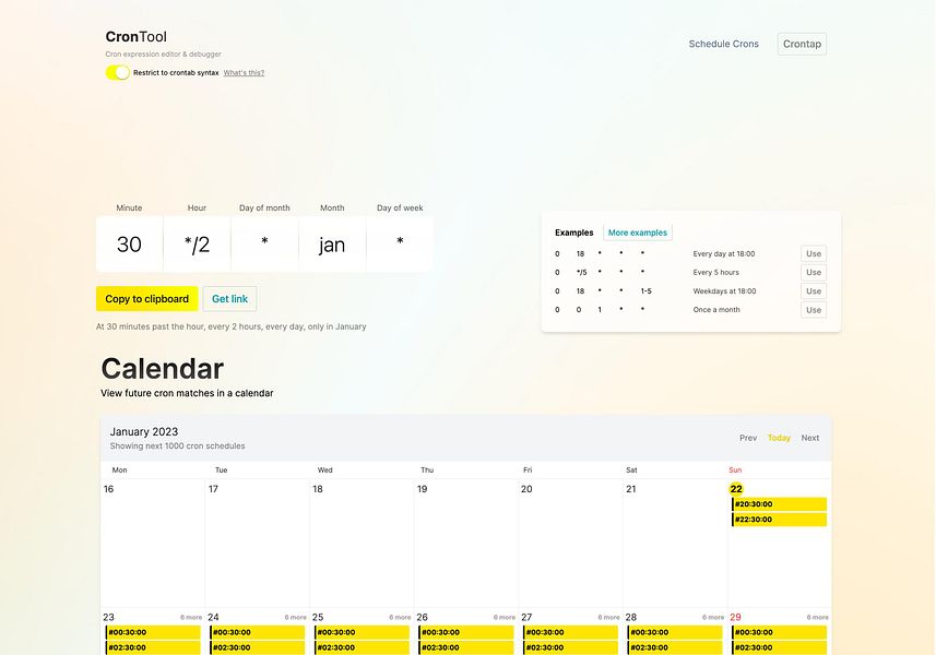CronTool