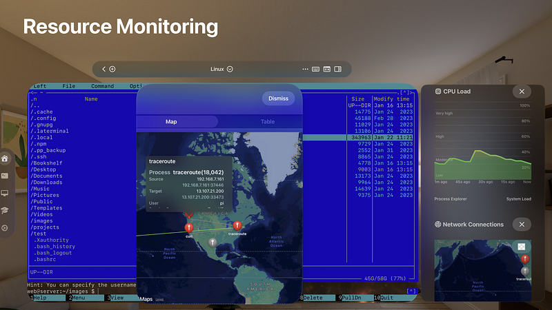 Screenshot of La Terminal - SSH Client