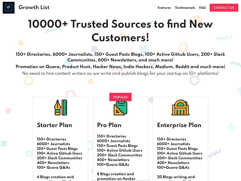 Growth List