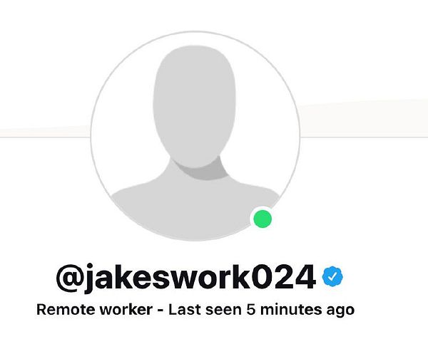 The image displays a user profile interface with a placeholder profile picture and user details.
