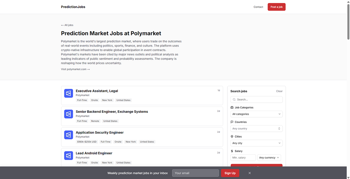 PredictionJobs