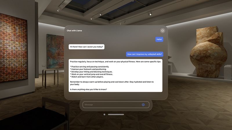 Screenshot of Chat with Llama AI - Chatbot