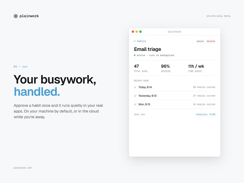 Plainwork
